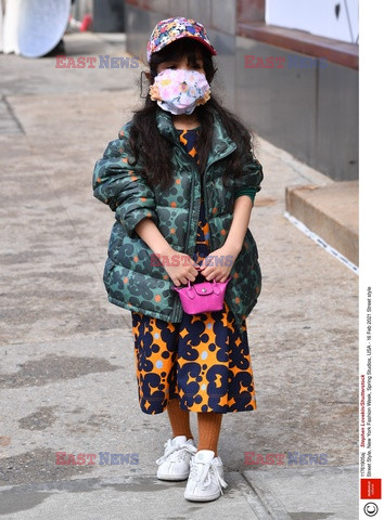 Street fashion na Tygodniu Mody w NY - zima 2021