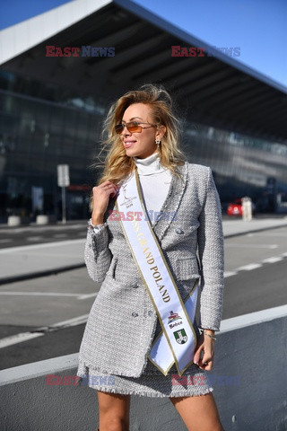 Milena Sadowska w drodze na Miss Grand International