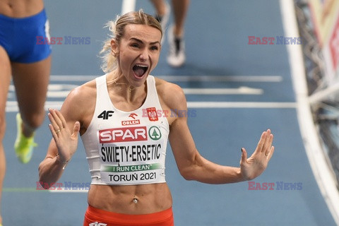 Justyna Święty-Ersetic srebrną medalistką na 400 metrów podczas HME