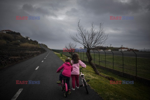 Corvo - najmniejsza wioska na Azorach - AFP