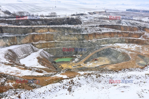 Odkrywkowa kopalnia magnezytu na Dolnym Śląsku