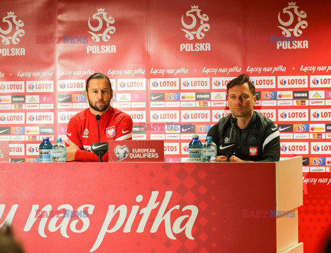 Trening i konferencja reprezentacji Polski przed meczem z Andorą