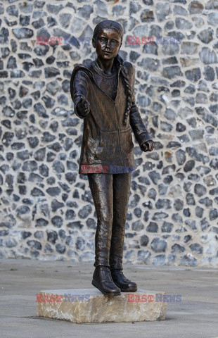 Rzeźba Grety Thunberg