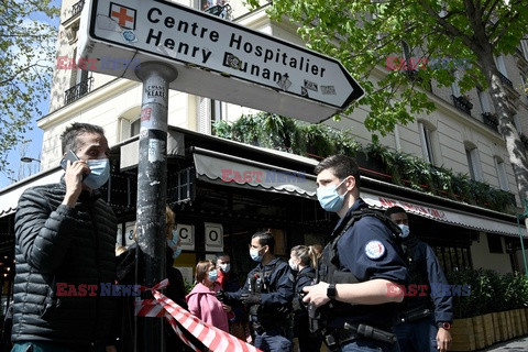 Strzelanina pod szpitalem w Paryżu