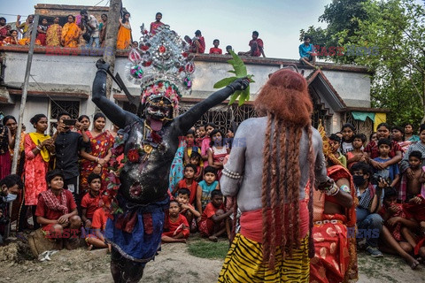 Gajan Festival w Indiach