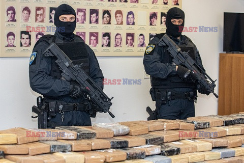 Ponad pół tony kokainy przechwycili chorwaccy policjanci