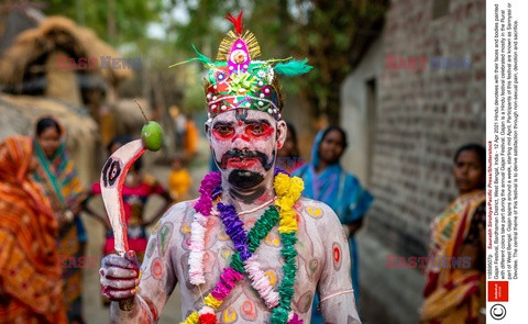 Gajan Festival w Indiach