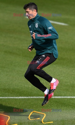Robert Lewandowski trenuje na obiektach Bayernu