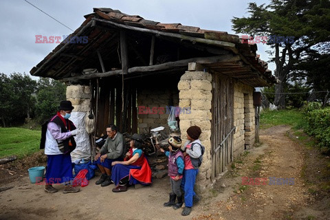 Szczepienia w kolumbijskim rezerwacie Guambia - AFP