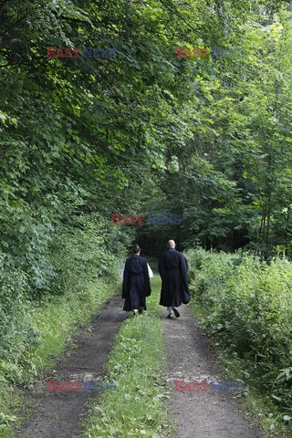 Klasztor Trapistów w opactwie Cystersów w Orval na południu Belgii - UIG