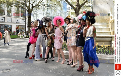 Modowy flash mob w Londynie