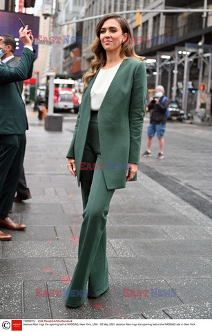 Jessica Alba otwiera giełdę w Nowym Jorku