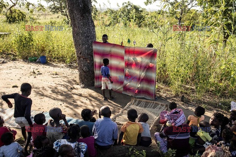Przesiedleńcy z północnego Mozambiku - AFP