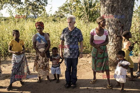 Przesiedleńcy z północnego Mozambiku - AFP