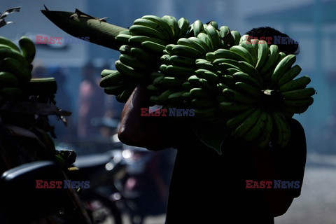 Sprzedaż bananów w Indonezji