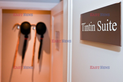 Pokój hotelowy dla miłośników Tintina