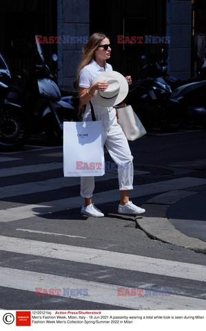 Street fashion na Tygodniu Mody Męskiej w Mediolanie - lato 2022