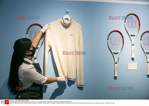 Rzeczy należące do Rogera Federera na aukcji