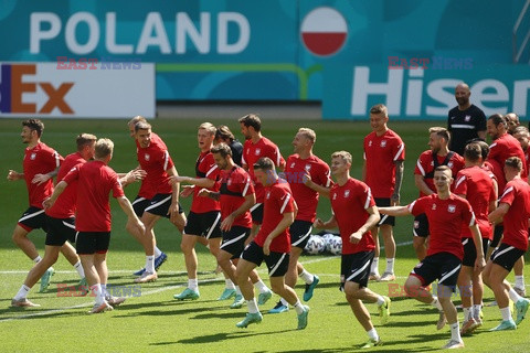 Oficjalny trening reprezentacji Polski przed meczem ze Szwecją