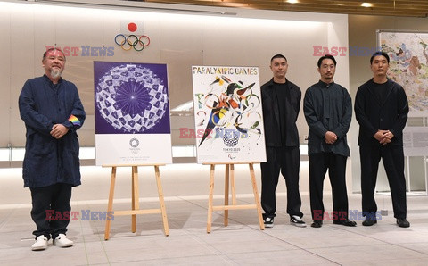 Prezentacja plakatów promocyjnych Igrzysk Olimpijskich w Tokio