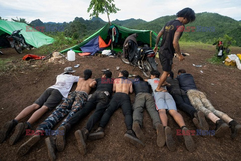 Anyrządowi partyzanci z Mjanmy - AFP