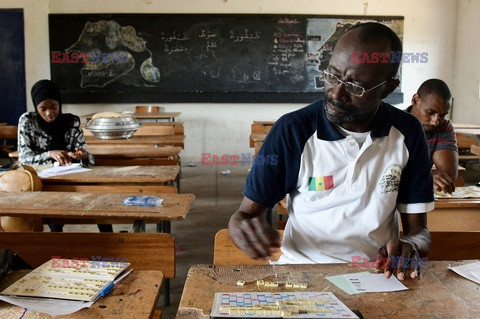 Scrabble w Senegalu - AFP