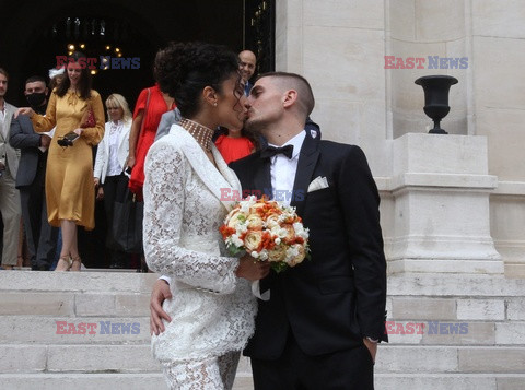 Marco Verratti i Jessica Aidi pobrali się w Paryżu