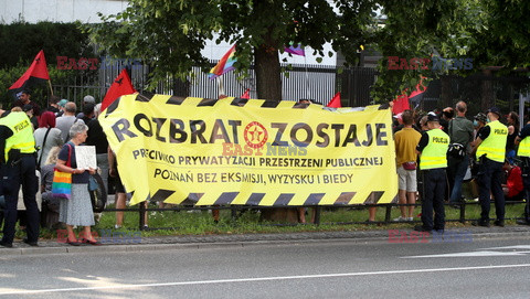Protest organizacji lokatorskich w sprawie KPA