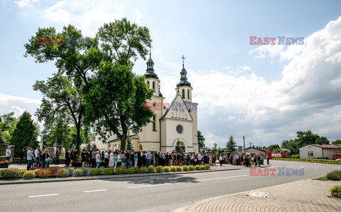 Pogrzeb ofiar strzelaniny w Borowcach
