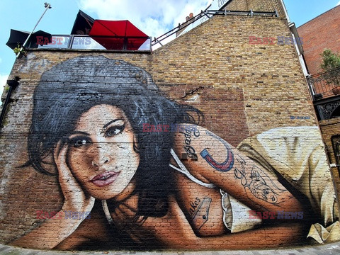 Mural z Amy Winehouse