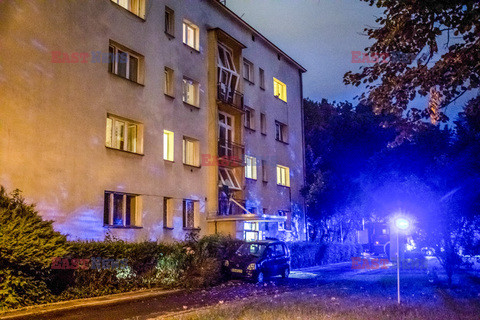 Wybuch gazu w Krakowie