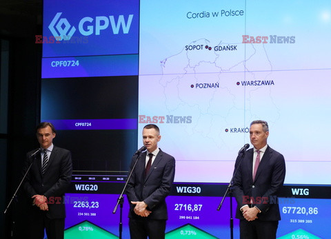 Debiut spółki Cordia Polska Finance na rynku Catalyst GPW