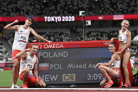 Tokio 2020 - złoty medal w sztafecie mieszanej 4x400