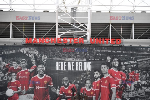 Christiano Ronaldo na oficjalnym muralu Manchesteru United