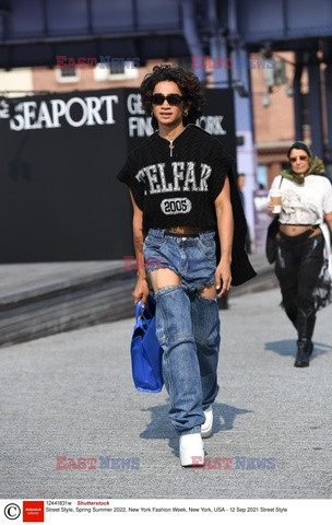 Street fashion na Tygodniu Mody w NY - lato 2021