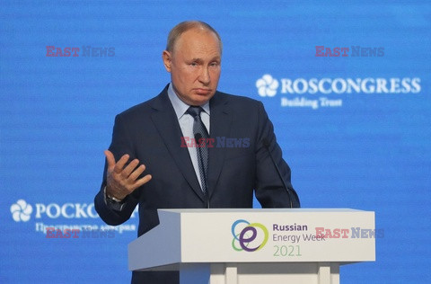 Władimir Putin podczas Russian Energy Week