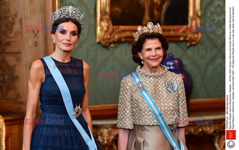 Hiszpańska para królewska z wizytą w Szwecji
