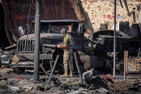 Wojna w Ukrainie - odbicie miasta Trostianec