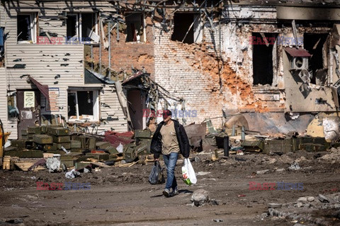 Wojna w Ukrainie - odbicie miasta Trostianec