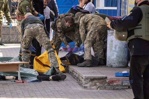 Wojna w Ukrainie - bombardowanie Kramatorska