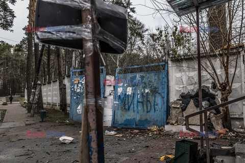 Wojna w Ukrainie - masakra cywilów w Buczy