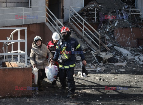 Wojna w Ukrainie - Odessa po ataku rakietowym