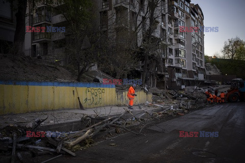 Wojna w Ukrainie - wybuchy w Kijowie