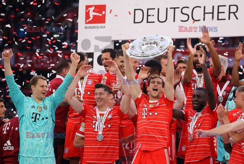 Robert Lewandowski świętuje kolejne mistrzostwo Niemiec