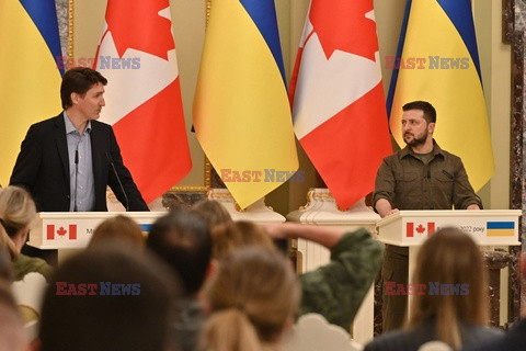 Wizyta Justina Trudeau w Kijowie