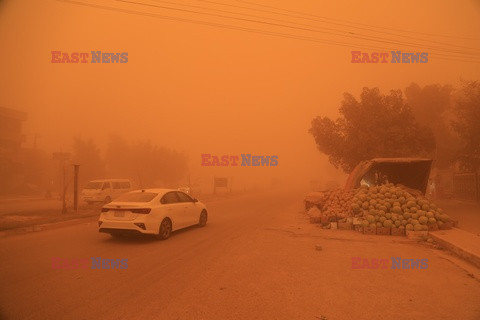 Burza piaskowa w Iraku