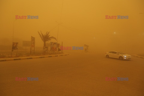 Burza piaskowa w Iraku