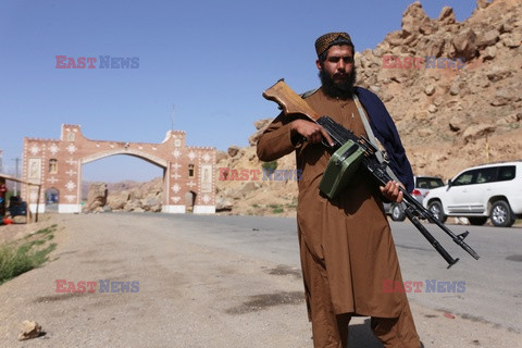 Talibskie siły bezpieczeństwa w Bamian