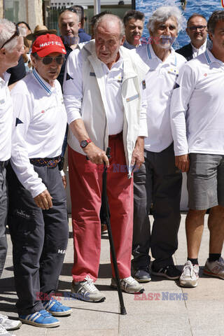 Król Juan Carlos na zawodach żeglarskich