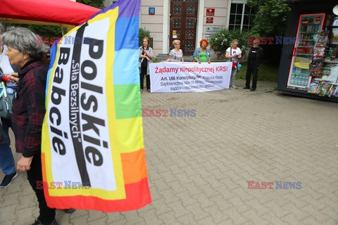 Blokada KRS w Warszawie
